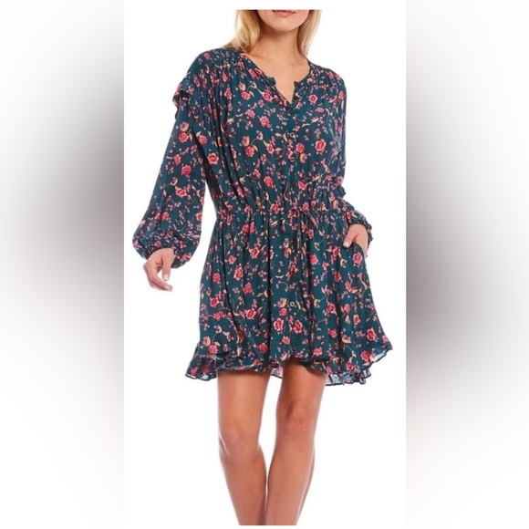 Free People Floral Mini Dress - Picture 7 of 7